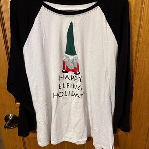 Elf Holidays Baseball Tee
